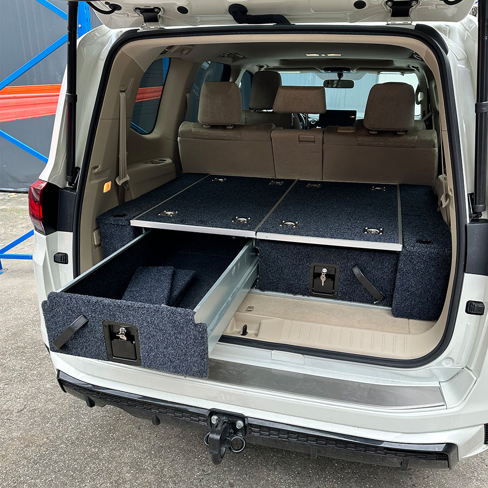 Offroad 4x4 Car Cargo Sliding Storage Trunk Drawers Box for Land Cruiser 80 100 150 200 300/Nissan Patrol Y61 Y62 GU/GQ TM1000