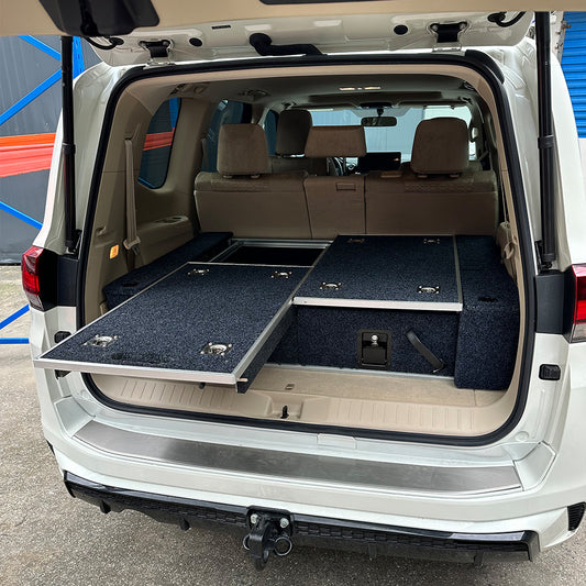 Offroad 4x4 Car Cargo Sliding Storage Trunk Drawers Box for Land Cruiser 80 100 150 200 300/Nissan Patrol Y61 Y62 GU/GQ TM1000