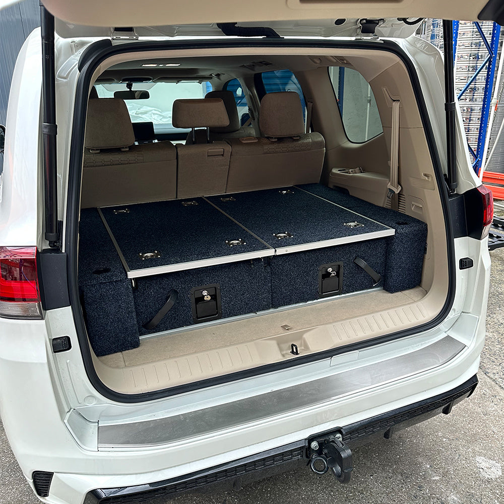Offroad 4x4 Car Cargo Sliding Storage Trunk Drawers Box for Land Cruiser 80 100 150 200 300/Nissan Patrol Y61 Y62 GU/GQ TM1000
