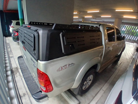 4x4 Offroad Key Locking Hard Shell Pickup Bed Covers Caps Canopy Camper Shell Trucks Topper for Dmax Navara NP300 Hilux