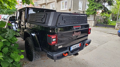 4X4 Steel Hardtop Waterproof Locking Hard Top Truck Topper Tonneau Bed Cover Camper Shell Caps for Jeep Gladiator Without Tent