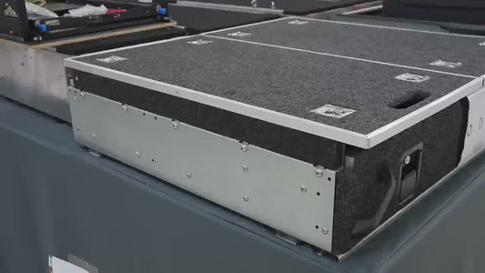 Offroad 4x4 Rear Cargo Vehicle Twin Storage Drawer Box System with Fridge Slider for Land Cruiser  4Runner 150  300 Series